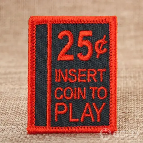 25 Insert Coin To Play Biker Vest Patches 25 Insert Coin To Play Biker Vest Patches