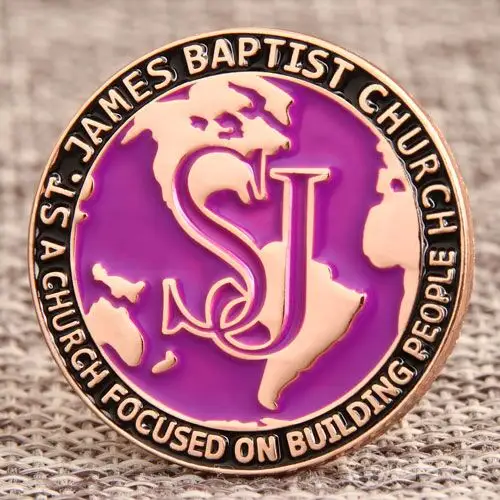 SJ Church Enamel Pins SJ Church Enamel Pins