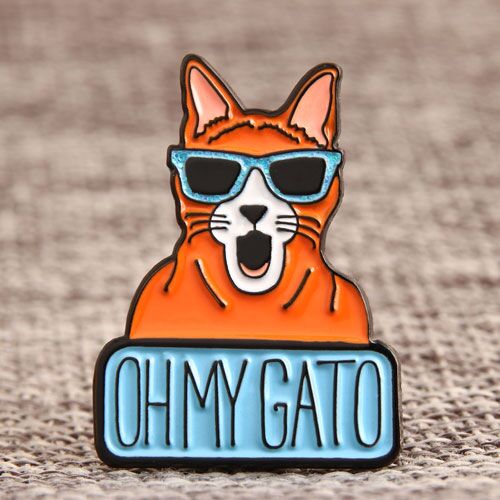 Oh My Gato Lapel Pins