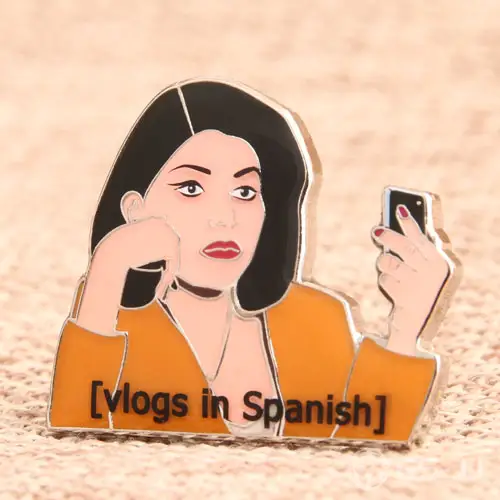 Spanish Woman Soft Enamel Pins Spanish Woman Soft Enamel Pins