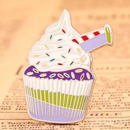 Cupcake Custom Metal Pins Cupcake Custom Metal Pins