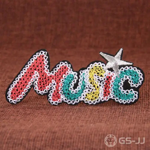 Music Embroidered Patches Music Embroidered Patches