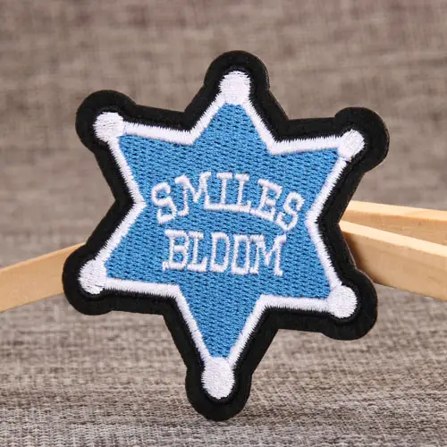 Smiles Bloom Embroidered Patches Smiles Bloom Embroidered Patches