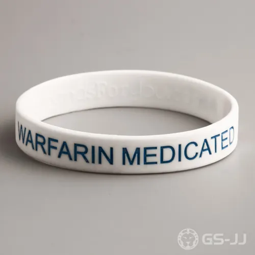 Warfarin medicated wristbands Warfarin medicated wristbands