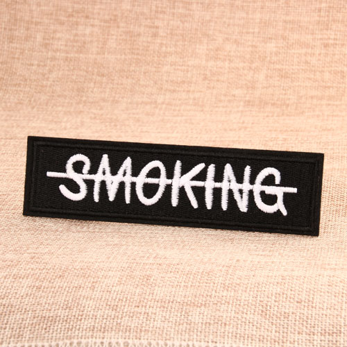 No Smoking Make Custom Patches