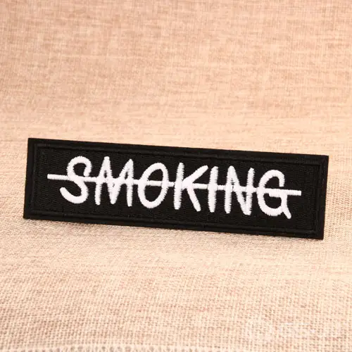 No Smoking Make Custom Patches No Smoking Make Custom Patches