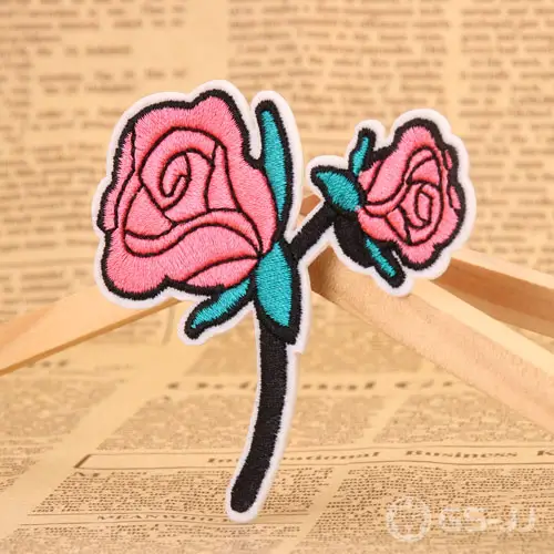 Rose Embroidered Patches Rose Embroidered Patches