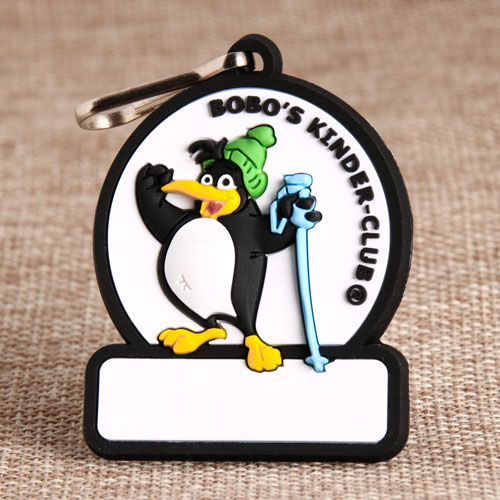 Penguin PVC Zipper Pull
