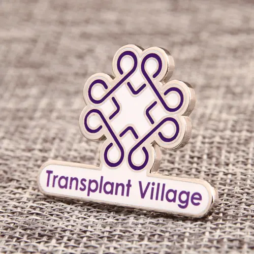 Transplant village lapel pins
