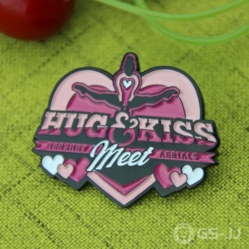 Custom Lapel Pins for Hug and Kiss Custom Lapel Pins for Hug and Kiss