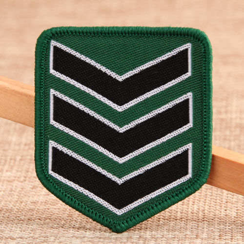 Road Sign Custom Woven Patches