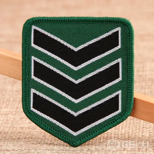 Road Sign Custom Woven Patches Road Sign Custom Woven Patches