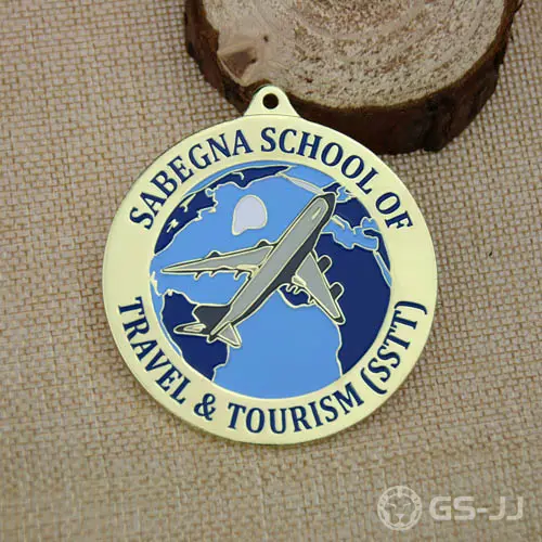 Sabegna School of Travel Tourism Custom medals Sabegna School of Travel Tourism Custom medals