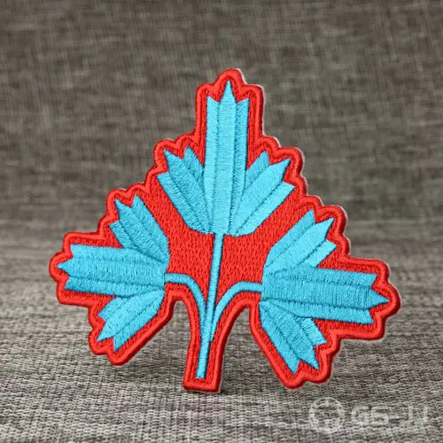 Leaf Custom Embroidered Patches Leaf Custom Embroidered Patches