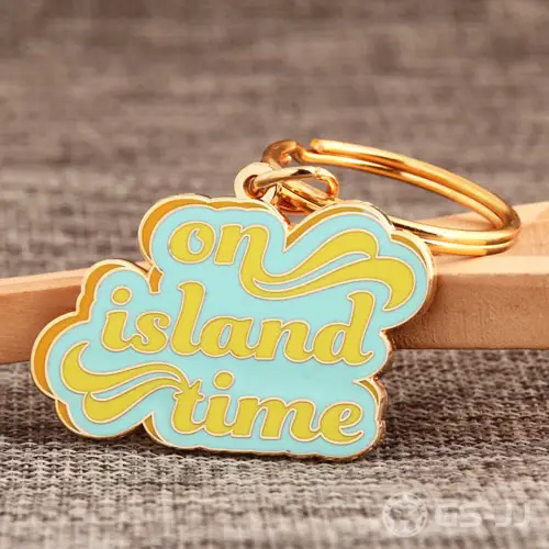 On Island Time Custom Keychains On Island Time Custom Keychains