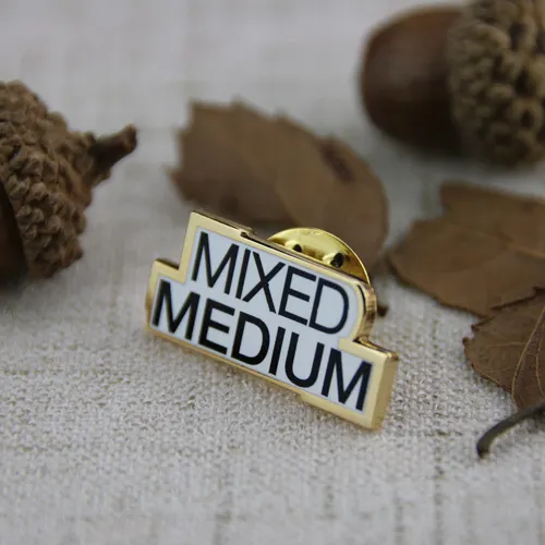 Hard Enamel Pins for Mixed Medium