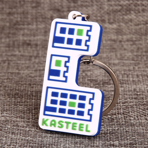 Houses Style PVC Keychain
