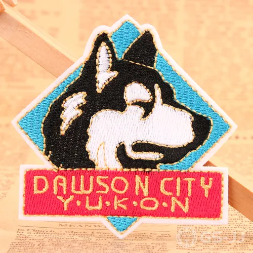 Husky Embroidered Patches Husky Embroidered Patches