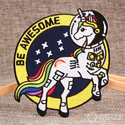 Colorful Tail Unicorn Embroidered Patches Colorful Tail Unicorn Embroidered Patches