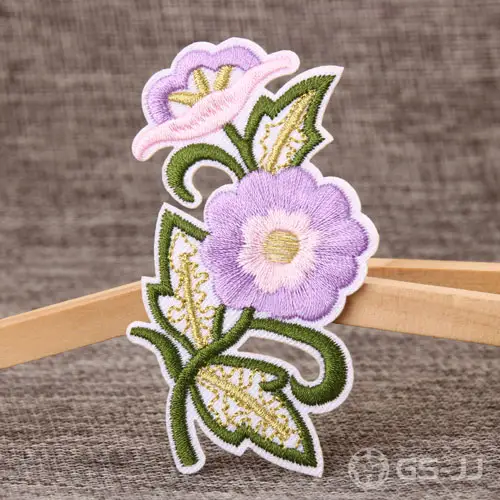 Trumpet Flower Embroidered Patches Trumpet Flower Embroidered Patches