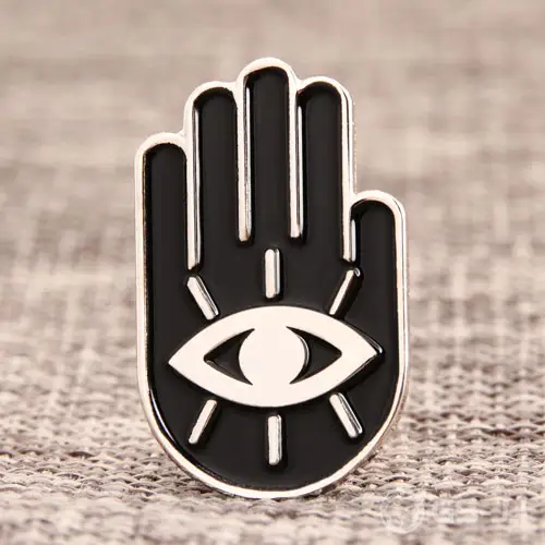 Hand with Eye Custom Pins Hand with Eye Custom Pins
