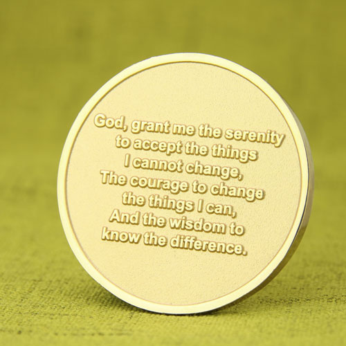 Serenity Prayer Cheap Challenge Coins