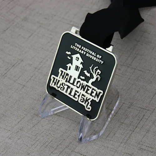 Halloween Hustle 5K Race Medals Halloween Hustle 5K Race Medals