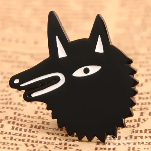 Custom Wolf Pins Custom Wolf Pins