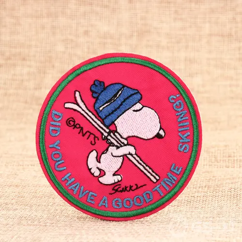 Skiing Embroidered Patches Skiing Embroidered Patches
