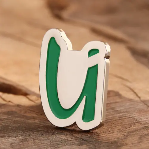 Letter U Custom Enamel Pins