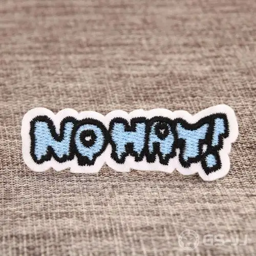 No Hat Custom Embroidered Patches No Hat Custom Embroidered Patches