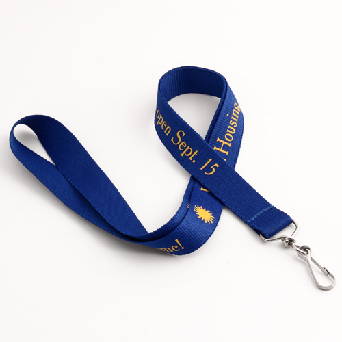 U of L Housing Blue Lanyards