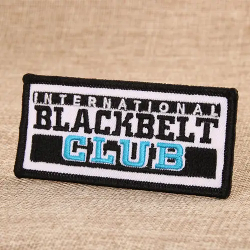 Blackbelt Club Embroidered Patches Blackbelt Club Embroidered Patches