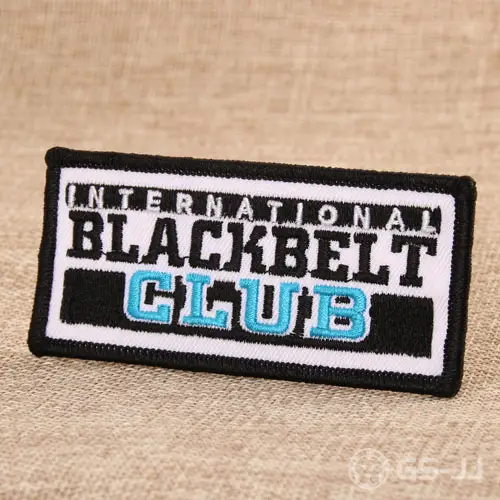 Blackbelt Club Embroidered Patches Blackbelt Club Embroidered Patches