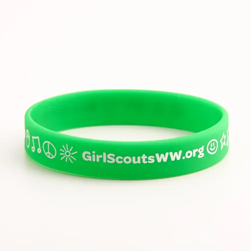 Girl Scout custom Wristbands Girl Scout custom Wristbands