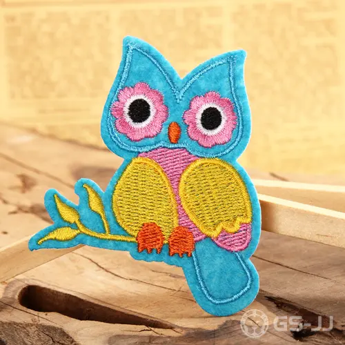 Colorful Owl Embroidered Patches Colorful Owl Embroidered Patches