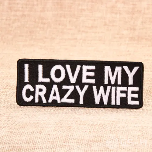 Wife Embroidered Name Patches Wife Embroidered Name Patches