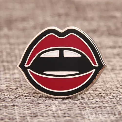 Lip custom enamel pins Lip custom enamel pins