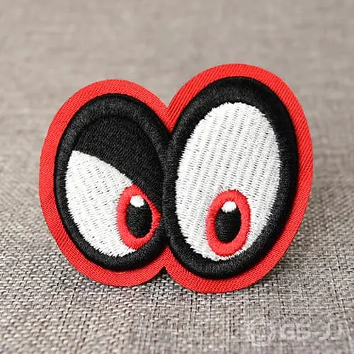 3D Funny Eyes Embroidered Patches 3D Funny Eyes Embroidered Patches