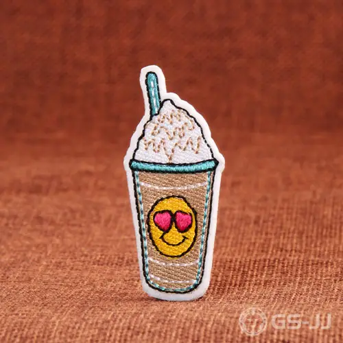 Milk Tea Embroidered Patches Milk Tea Embroidered Patches