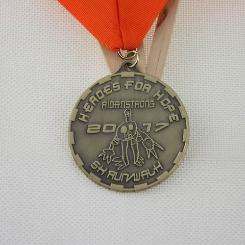 Heroes for hope 5K Custom medals 
