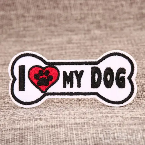 I Love My Dog Custom Patches I Love My Dog Custom Patches