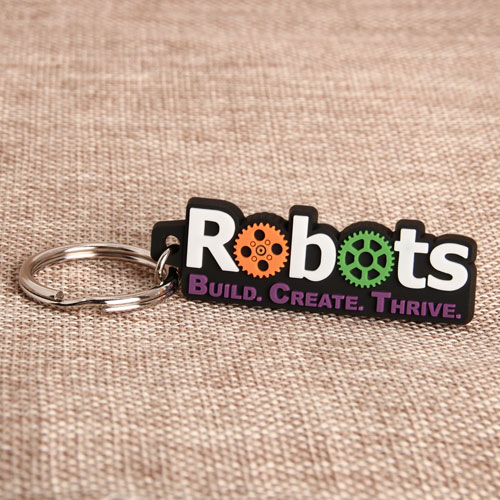 Robots PVC Keychain