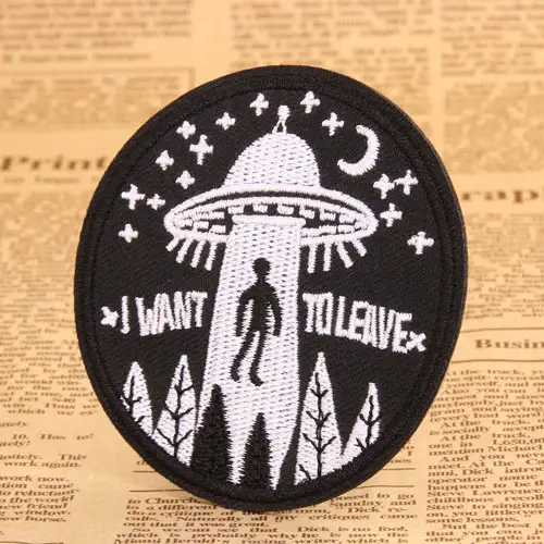 UFO Custom Iron On Patches UFO Custom Iron On Patches
