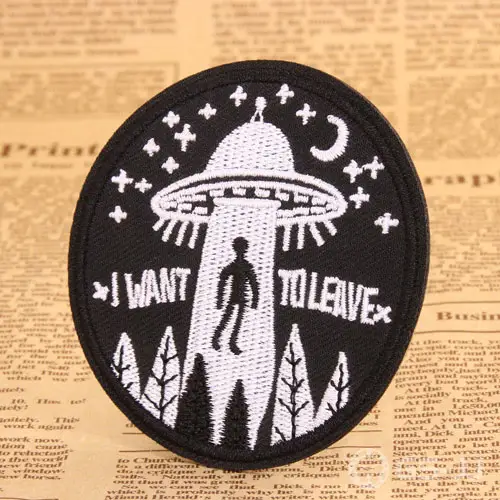 UFO Custom Iron On Patches UFO Custom Iron On Patches