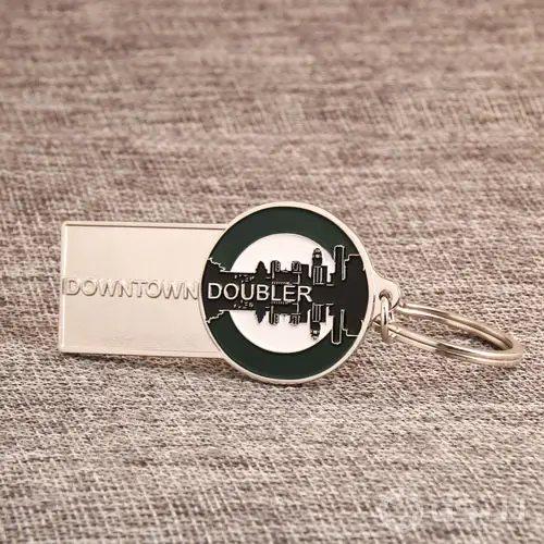 Downtown Doubler Custom Keychains Downtown Doubler Custom Keychains