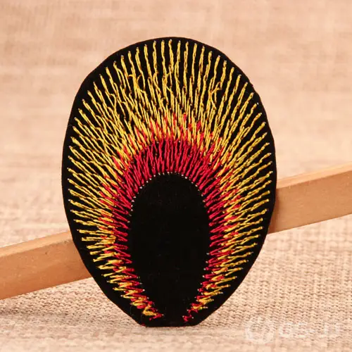 Peacock Feather Custom Patches Online Peacock Feather Custom Patches Online