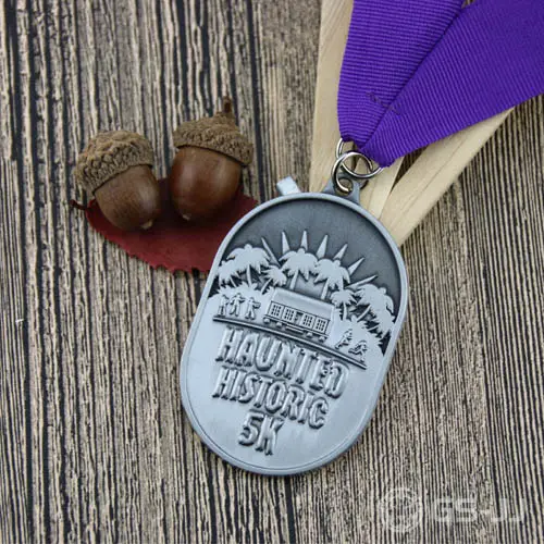 Haunted Historic 5K Race Custom Medals Haunted Historic 5K Race Custom Medals