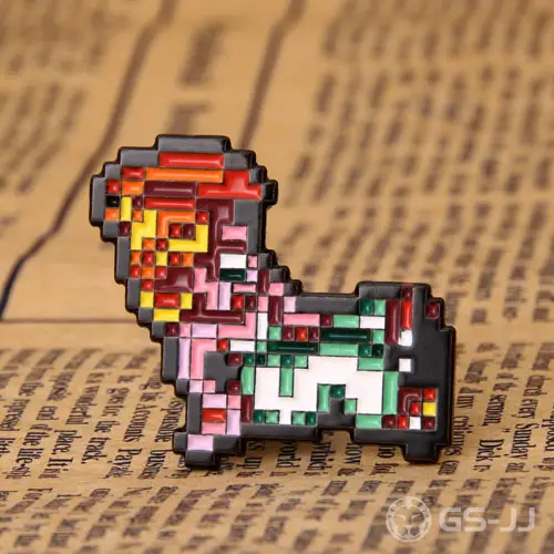 Mosaic Dog Lapel Pins Mosaic Dog Lapel Pins