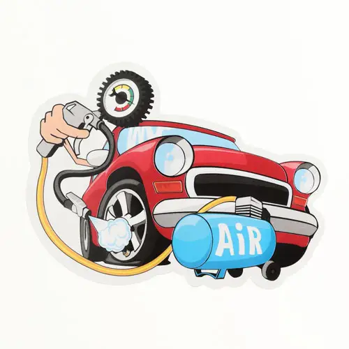 Air Filling Car Service Custom Stickers Air Filling Car Service Custom Stickers